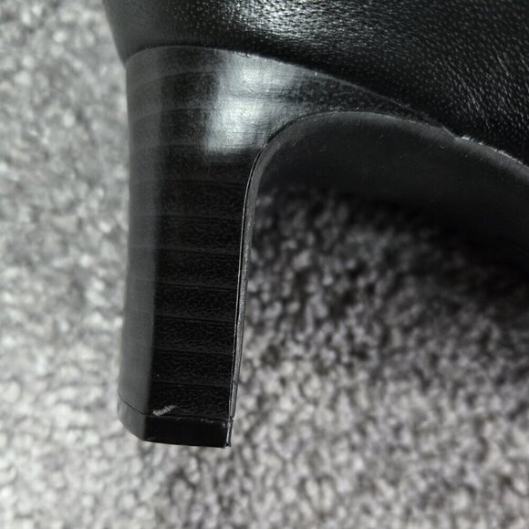 Clarks Kyndall Iris Black Mid Heel Comfort Pumps Classic Office Neutral Preppy - Picture 11 of 12